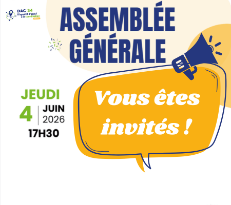 Invitation à l'Assemblée Générale du DAC 34