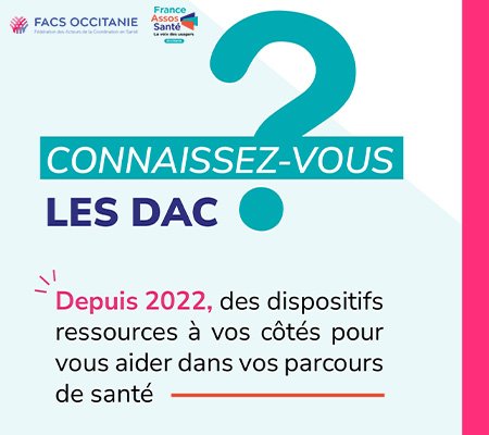 Un dépliant d’information sur les DAC à destination des usagers est disponible
