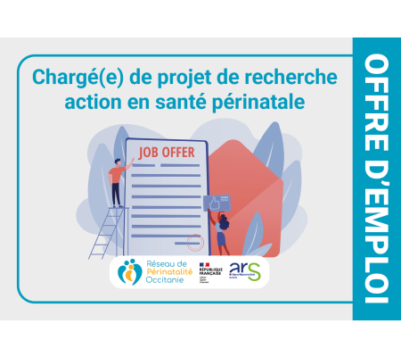 Offre d'emploi - Chargé·e de projet de recherche-action en santé périnatale