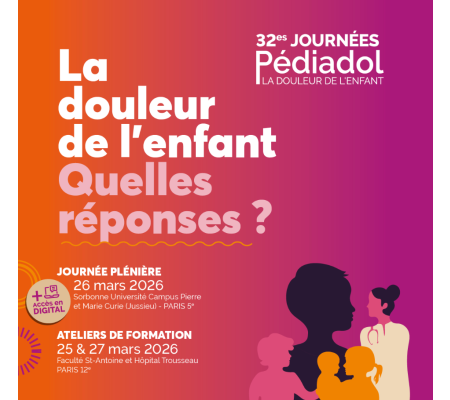 32es Journées Pédiadol - 25, 26 et 27 mars 2026 