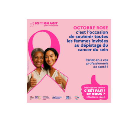 ARS Occitanie - Campagne "Coup de pouce DEPISTAGES organisés des CANCERS en Occitanie"