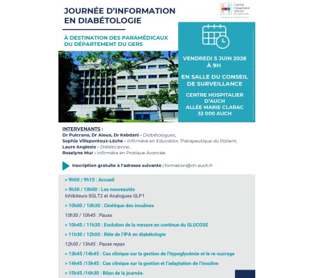Formation générale en diabétologie