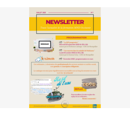Newsletter Formation Juillet 2023