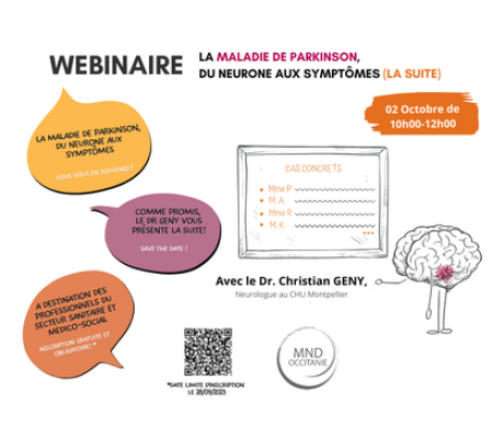 Webinaire : Cas concrets dans la Maladie de Parkinson