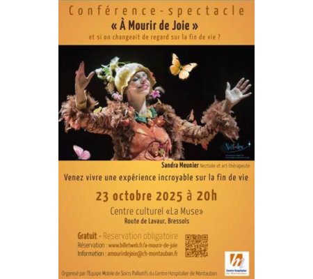 Conférence-spectacle : Journée mondiale des Soins Palliatifs