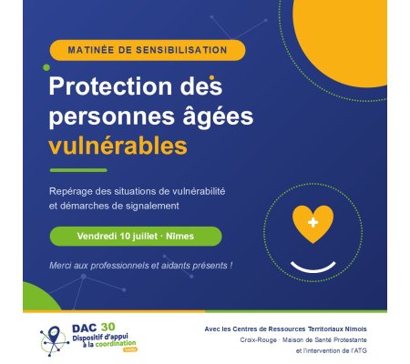 La protection des personnes âgées vulnérables, un enjeu collectif